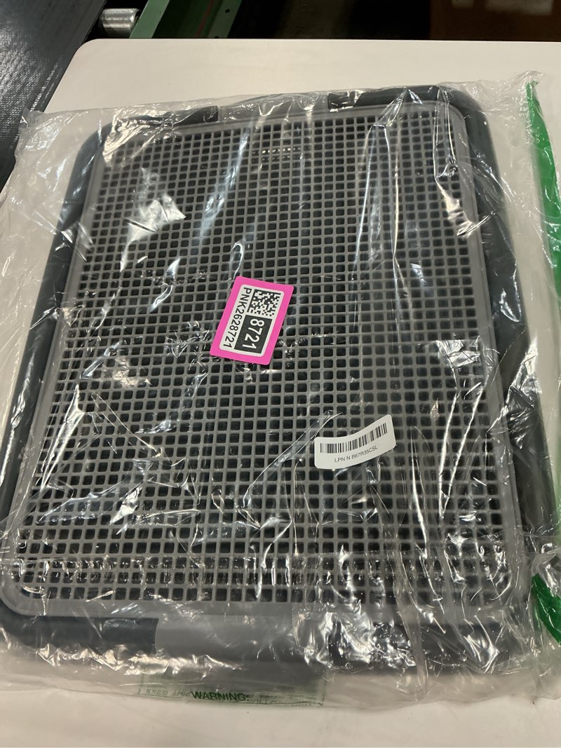 Condition photo showing Good Condition for Mesh Training Toilet Potty Tray for Puppy and Small Size Dog 20.3 x 16.3 x 1.2 inch (Gray+Gray)