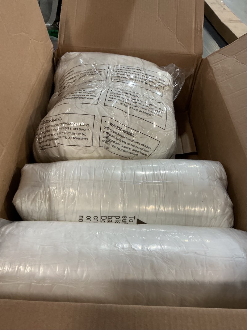 Condition photo showing Good Condition for HOMBYS 3 Packs Shredded Foam Couch Back Cushion Replacement, Stuffing & Supportive Sofa Waist Cushion, Lumbar Support Pillow for Sofa & Couch, Removable Back Pillow, (26"x19")