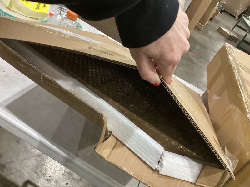 Condition photo showing New/Like New for Perfnique Teak Shower Mat, 24''x18'' Wood Bath Mat, Non-Slip Shower Mats for Inside Shower & Bathtub, Waterproof Wooden Bath Mat for Spa Home or Outdoor 24" x 18" (Rectangular)