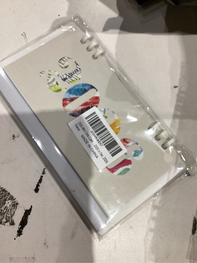 Condition photo showing New/Like New for 2026 Mini Desk Calendar New Year Standing Memo Notes Calendar 6.9" x 3.7" - White (Oct. 2025 to Dec. 2026) White2026