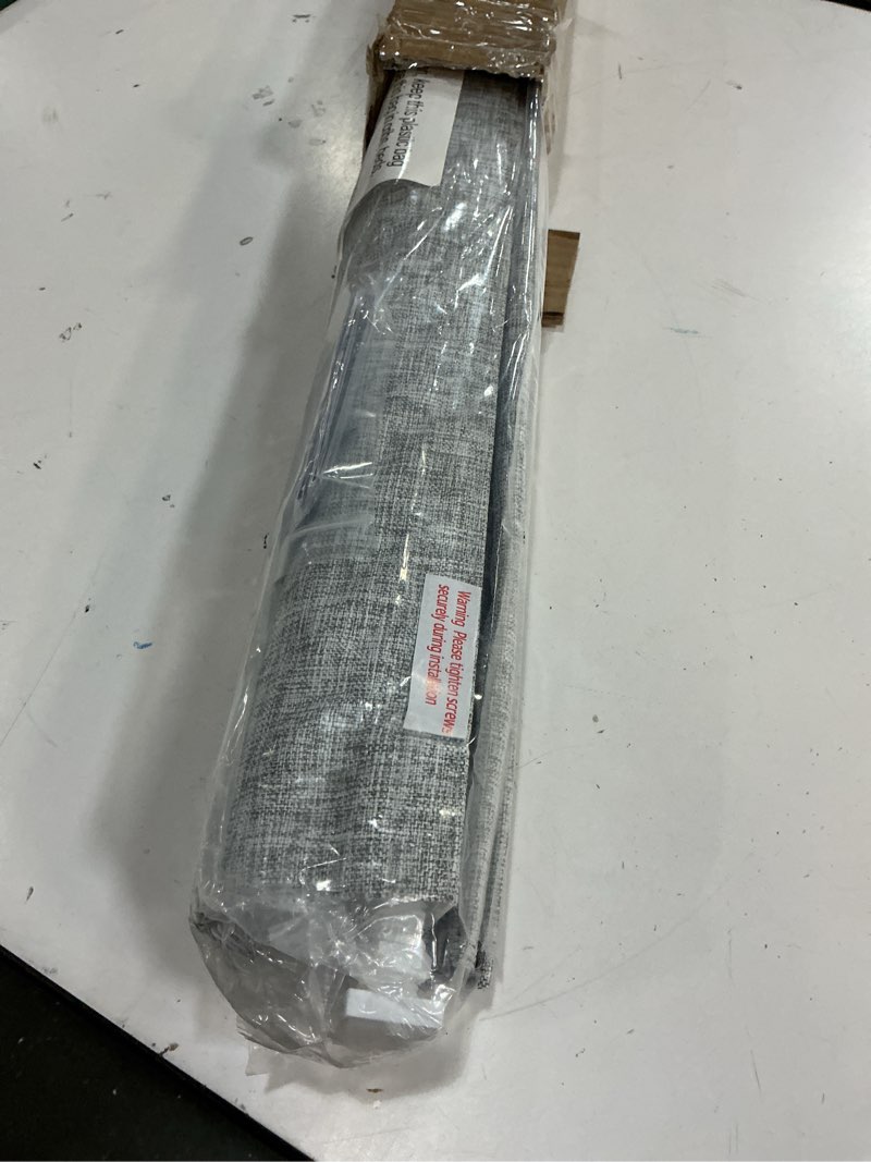 Condition photo showing Good Condition for lazblinds no tools no drill cordless roman shades for windows, blackout thermal insulated uv blocking window blinds, lightweight fabric blinds for indoor windows, 39" w x 60" h, blackout - grey grey 39" w x 60" h