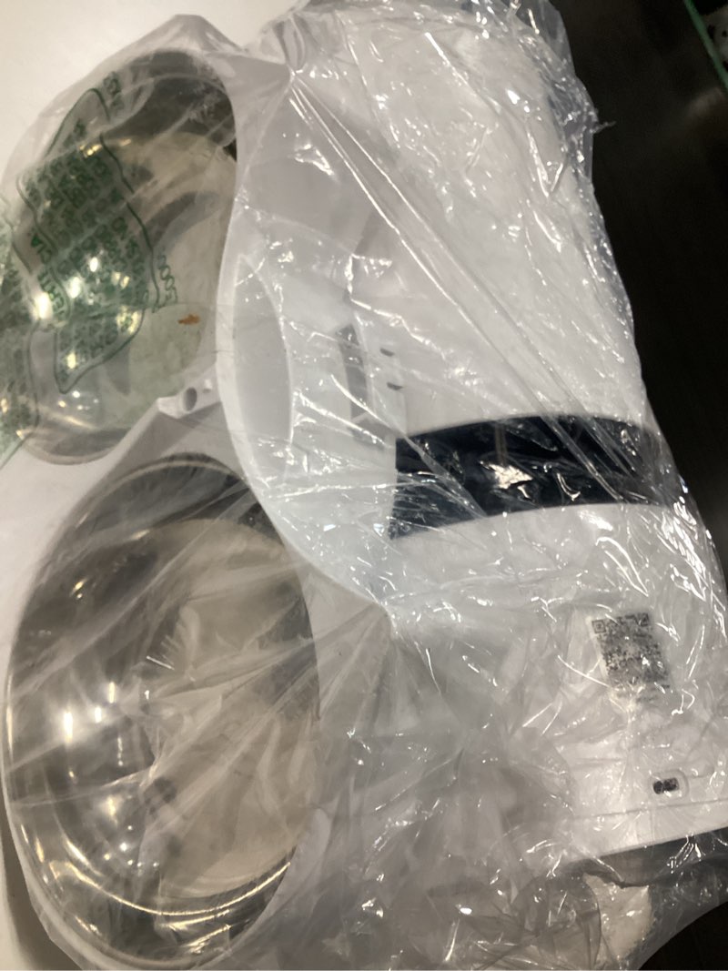 Condition photo showing Good Condition for petlibro 5l automatic cat feeder for 2 cats, 5g&2.4g wi-fi programmable cat food dispenser with dual stainless steel bowls, airtight lock fresh technology, low food sensor white dual tray with wifi