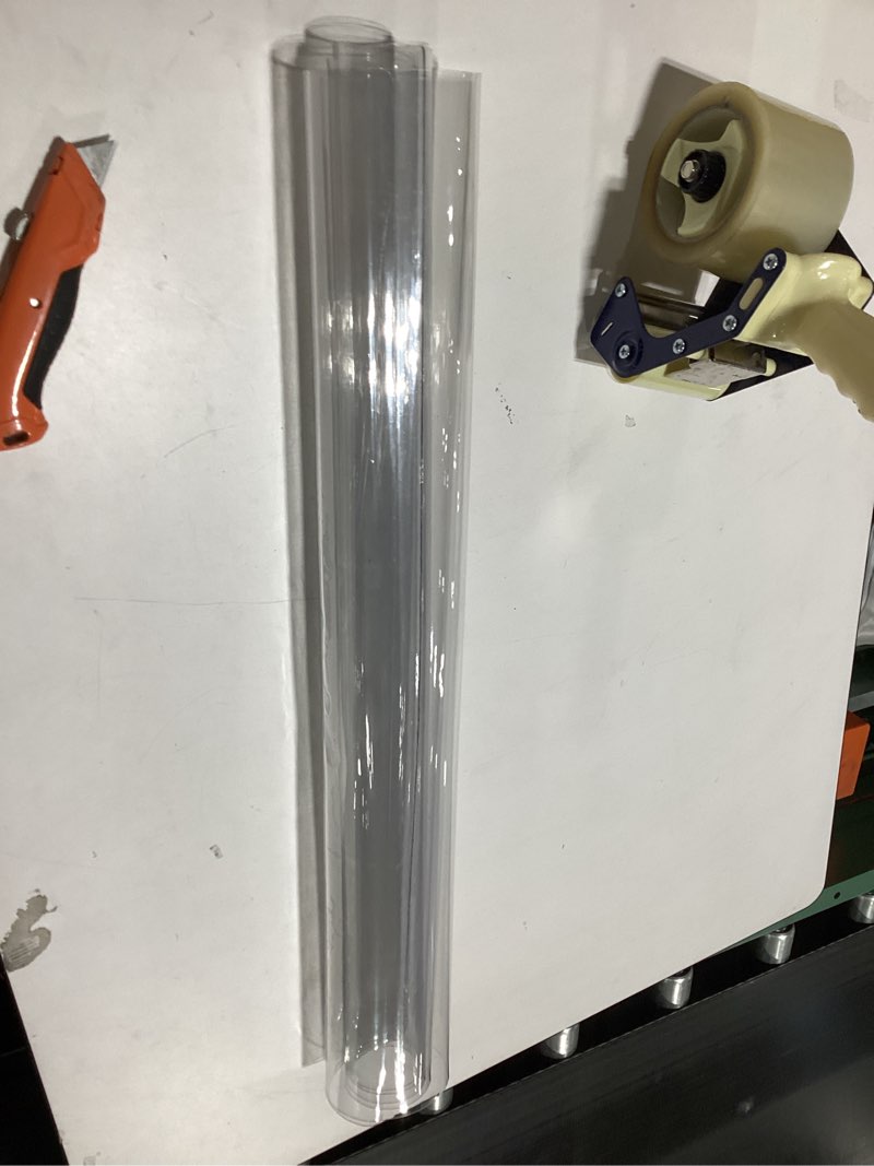 1.5mm Thick Clear Vinyl Table Protector Cover Mat PVC Desk Protector Waterproof Plastic Table Cloth 