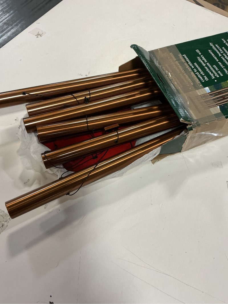 Condition photo showing Good Condition for Woodstock Wind Chimes of Pluto Wind Chimes for Outside, 37" Bronze Medium Tone Wind Chime Décor for Outdoor Garden, Patio, Porch, Encore Collection