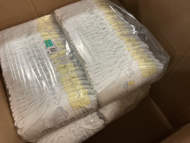 Condition photo showing Good Condition for pampers swaddlers diapers, size 1 (8-14 lbs), 198 count, absorbent, keeps baby dry and comfortable, skin safe disposable baby diaper (packaging may vary) size 1 198