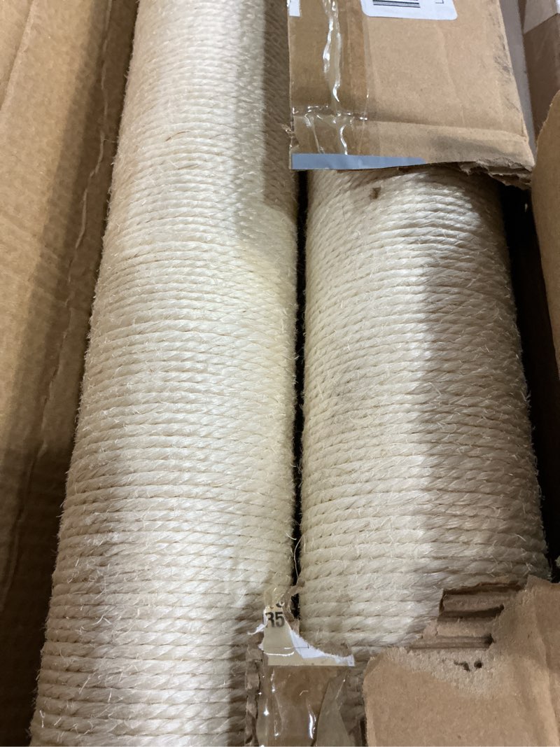 Condition photo showing Good Condition for shengocase cat tree tower replacement post with built in m8 screw, 23.2 inch length, 3 inch diameter, 2-pack 23.2"