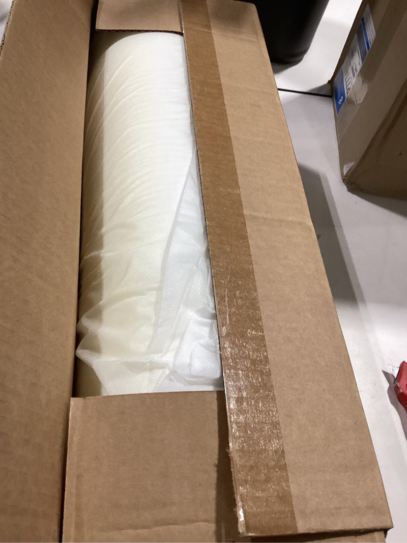 Condition photo showing As Is for goto foam 1" height x 24" width x 72" length 43ild (firm) upholstery cushion made in usa