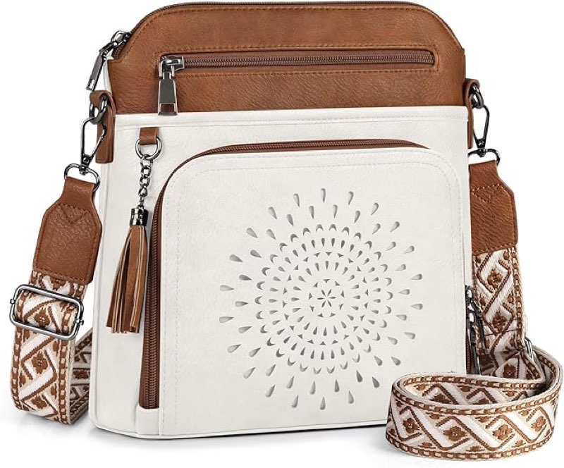 rainsmore crossbody bags for women leather crossbody purse designer womens shoulder handbags trendy cross body purse