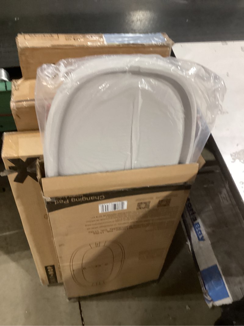 Condition photo showing New/Like New for Evolur Eva Baby Changing Pad in Light Gray, Soft, Lightweight and Portable Changing Pad, Fits All Changing Table, Waterproof Firm Padding