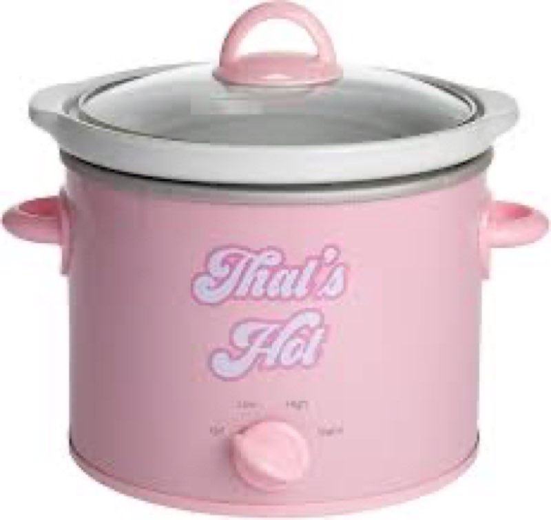 Paris Hilton 3.5-Quart Manual Slow Cooker, Features Three Settings (Low, High, Warm), Naturally Nons