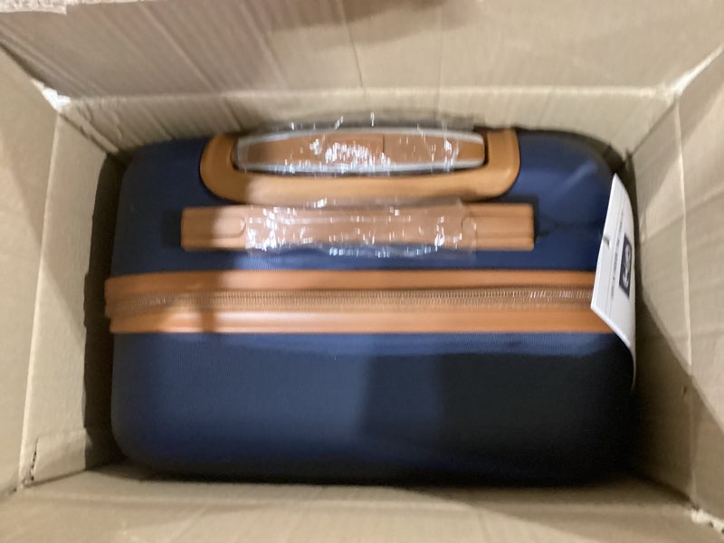 Condition photo showing Good Condition for Coolife Suitcase Set 3 Piece Luggage Set Carry On Hardside Luggage with TSA Lock Spinner Wheels (Navy, 3 piece set (DB/TB/20)) 3 piece set (DB/TB/20) Navy