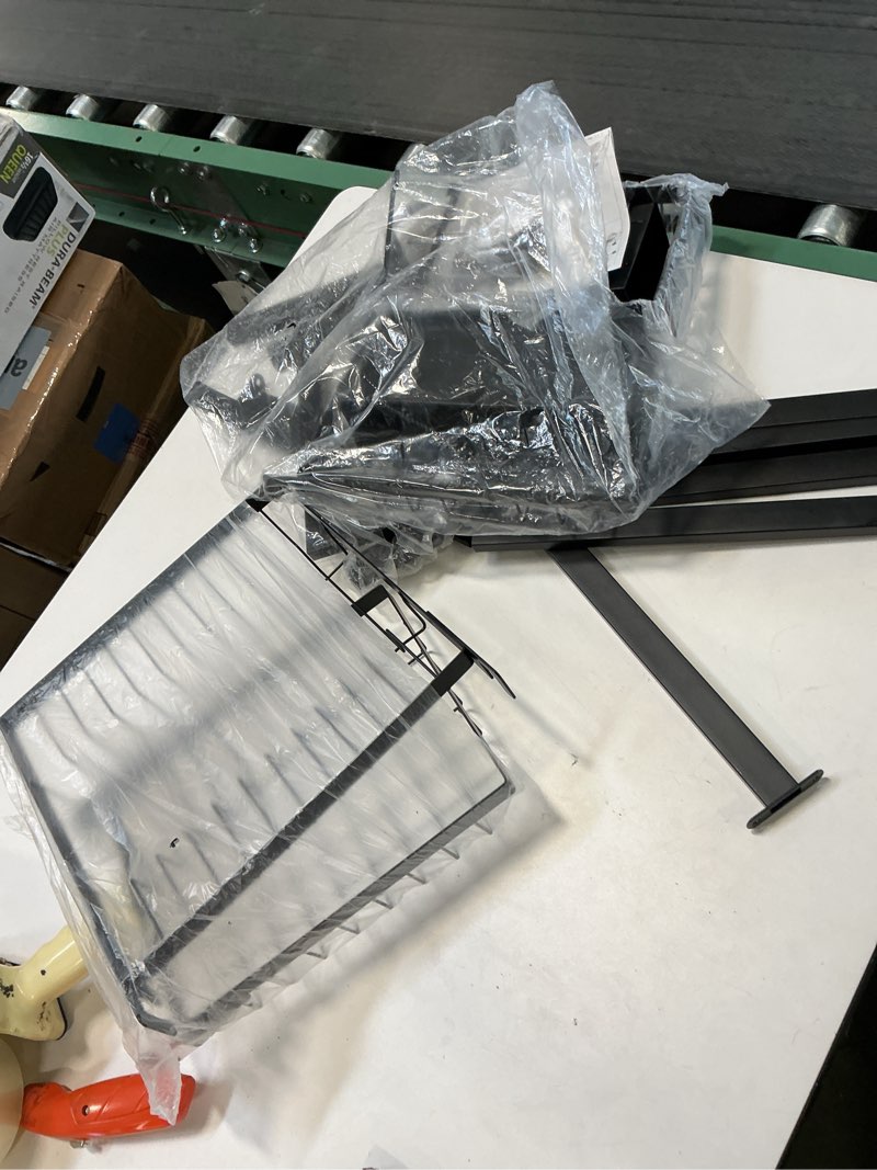 SNSLXH [2 cestas de 4 niveles] Escurridor de platos sobre el fregadero, 24.8 a 35.4 pulgadas, estante grande para fregadero de cocina, extensible y ajustable, ahorra espacio en la cocina Opción Amazon 4 K+ comprados el mes pasado