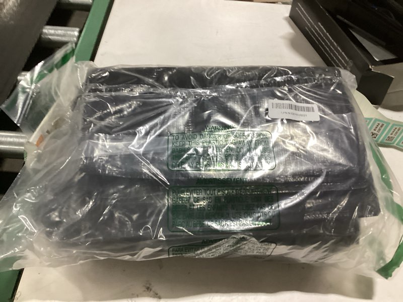 Condition photo showing New/Like New for naturelux heavy duty moving bags with backpack straps and strong handles, alternative to moving boxes and storage totes for dorm room essentials, 6 pack, black black 93 l - 6 pcs - backpack