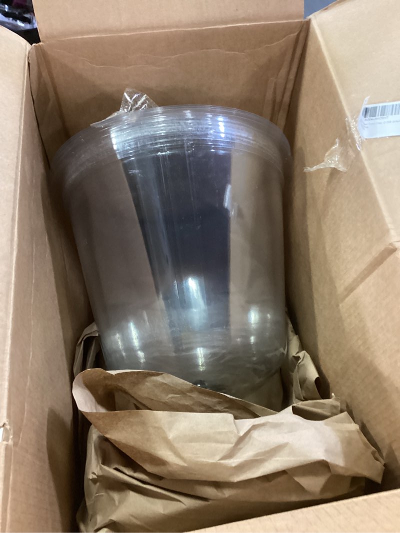 Condition photo showing As Is for 13 Inch Humidity Domes Garden Cloches for Plant Protection, Protectors from Animals, Garden Clear Plant Cover with Ventilation Holes 5 Pack 13" D × 12" H 5P