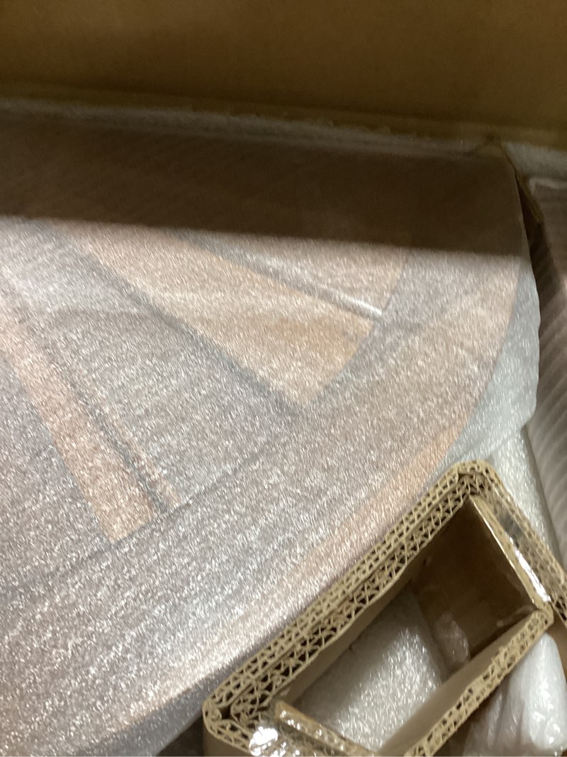 Condition photo showing New/Like New for TEAKMAMA Teak Corner Shower Bench 18” Shower Stools for Inside Shower, Teak Corner Bench Waterproof Bath Chair, Bathroom Seat with Storage Shelf, Assembly Required