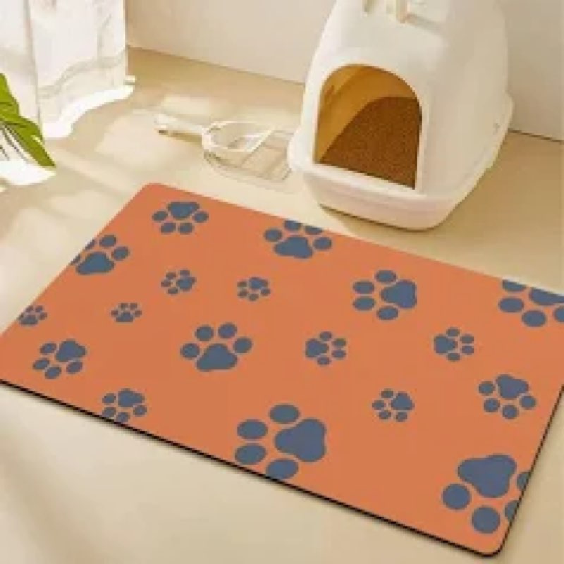 18"×30" Dog Food Mat-Absorbent Dog Mat for Food and Water, No Stains Quick Dry Cat Dog Food Bowl Mat