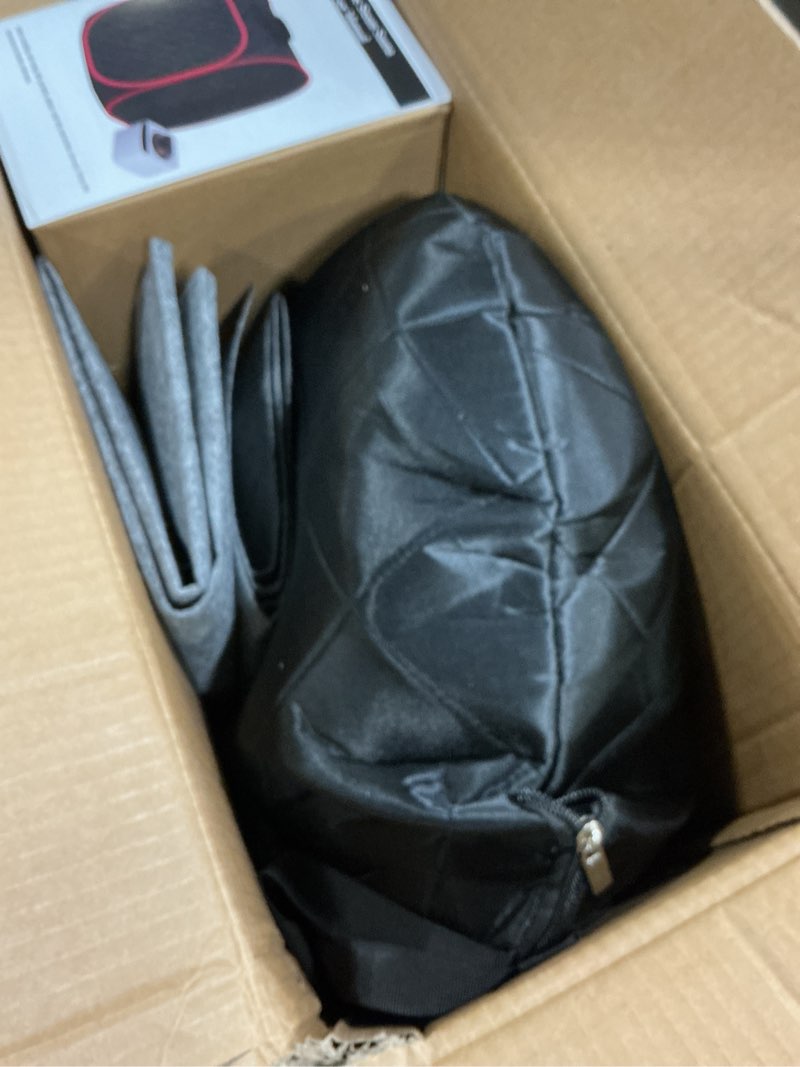 Condition photo showing Good Condition for fniok portable steam sauna box at home, 9 levels heating, sauna tent for home with steamer and folding chair, sauna box for relaxation, detoxification, spa, sauna box black