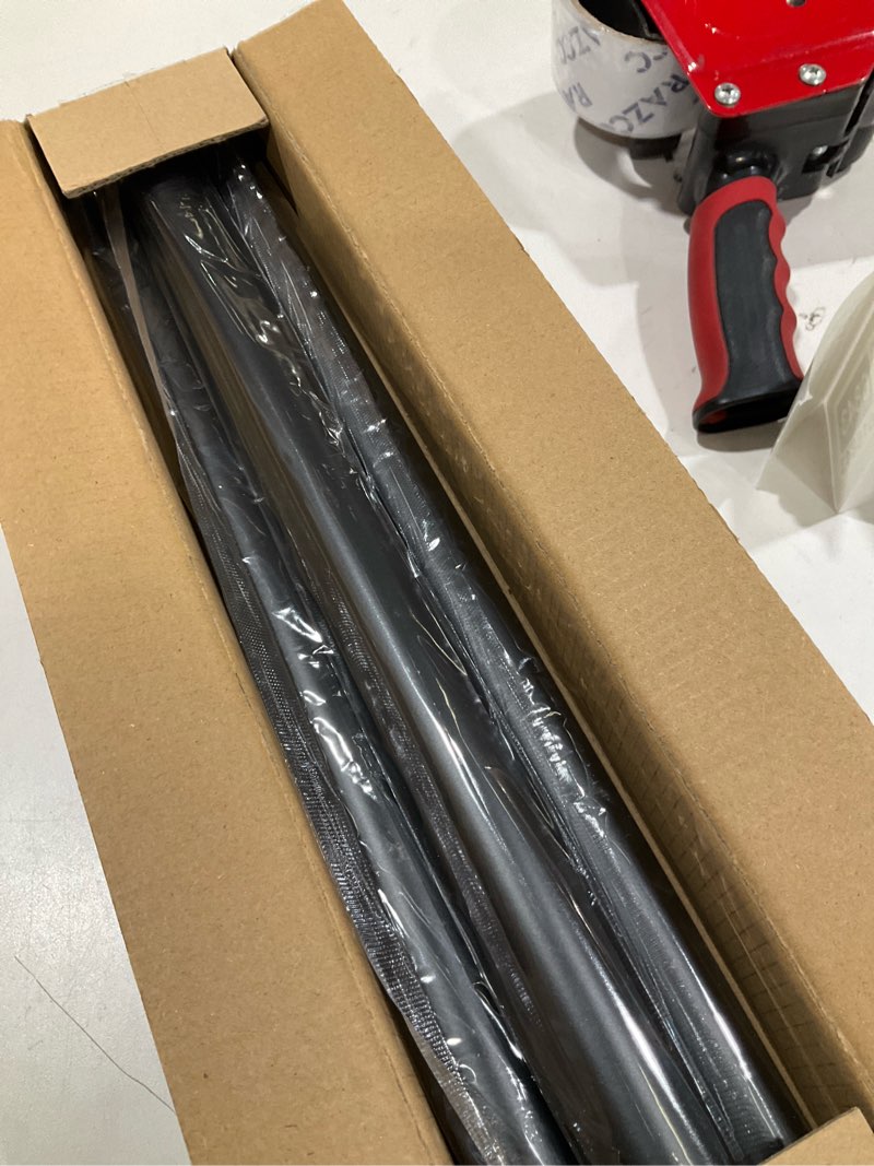 Condition photo showing Good Condition for black tension shower curtain rods – adjustable 18-79 inches, fits 20-78 inch spaces (ideal for 72" wide bathrooms), rust resistance adjustable durable spring no drilling black 18-79 inch