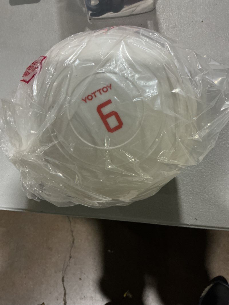 Condition photo showing Good Condition for yottoy medicine ball for exercise-slam ball for 6&10&15 lb,non slip grip,durable construction,sand filling training,workout,gym for man&woman ivory white 15lb