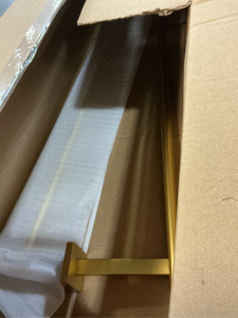 Condition photo showing Good Condition for kokosiri bath towel bars 32-inch double towel rails overlength bathroom racks for cabinet kitchen brushed gold stainless steel b5009bg-l32 brushed gold 32-inch