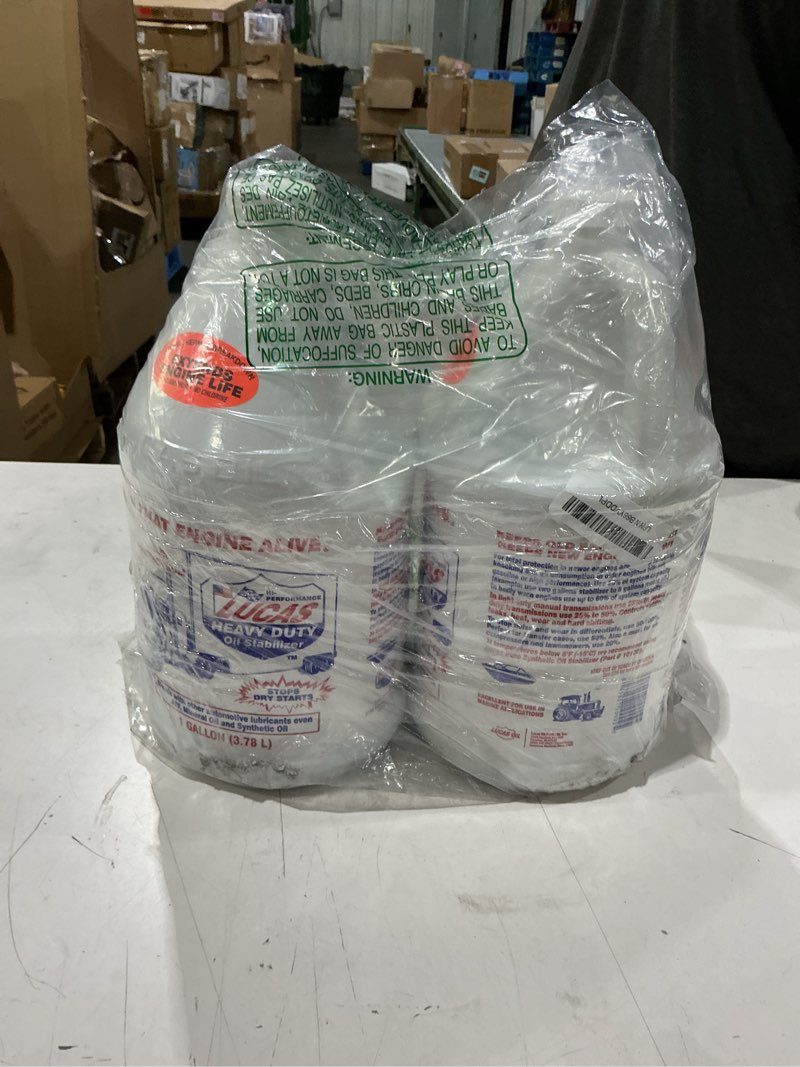 Condition photo showing New/Like New for lucas oil 10002 h/d oil stabilizer 2 pack /1 gal