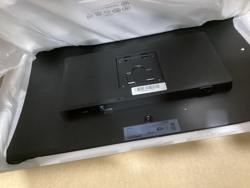 Condition photo showing As Is for Samsung 32” ViewFinity S8 (S80UD) 4K UHD IPS HDR10 High Resolution Monitor, USB-C, Height Adjustable Ergonomic Stand, Built-in KVM Switch, Intelligent Eye Care, LS32D800UBNXGO, 2025 No Speaker