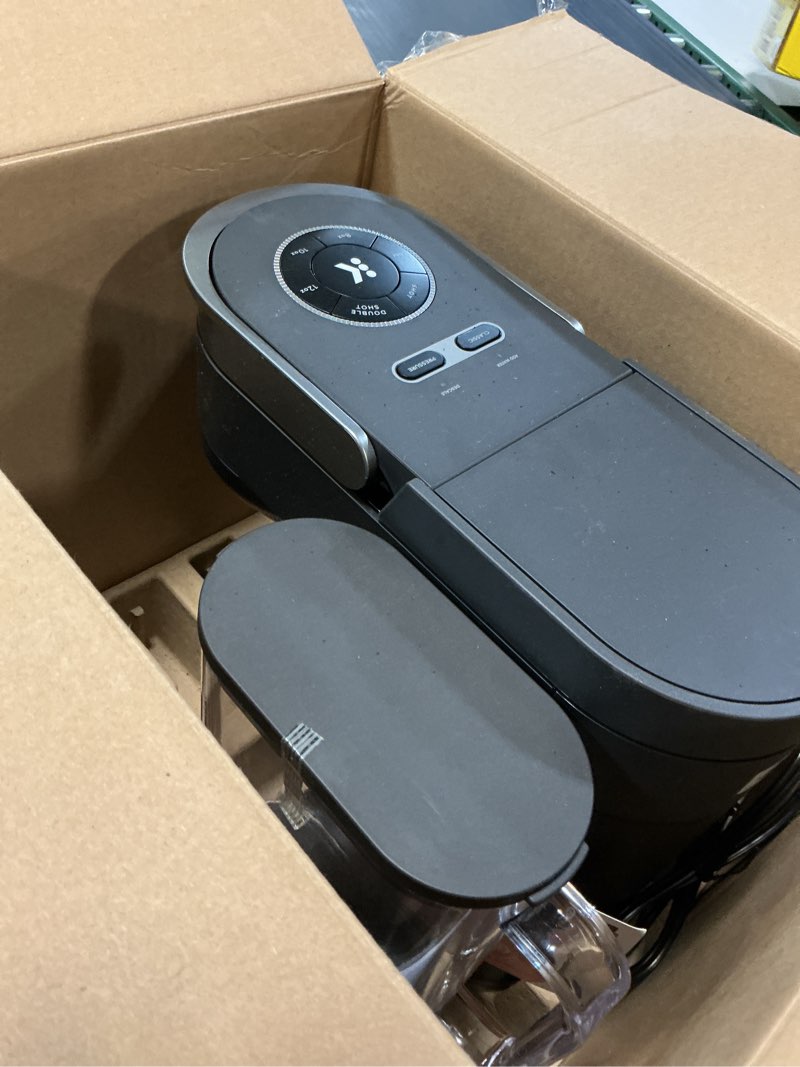 Condition photo showing As Is for keurig k-crema single serve coffee maker