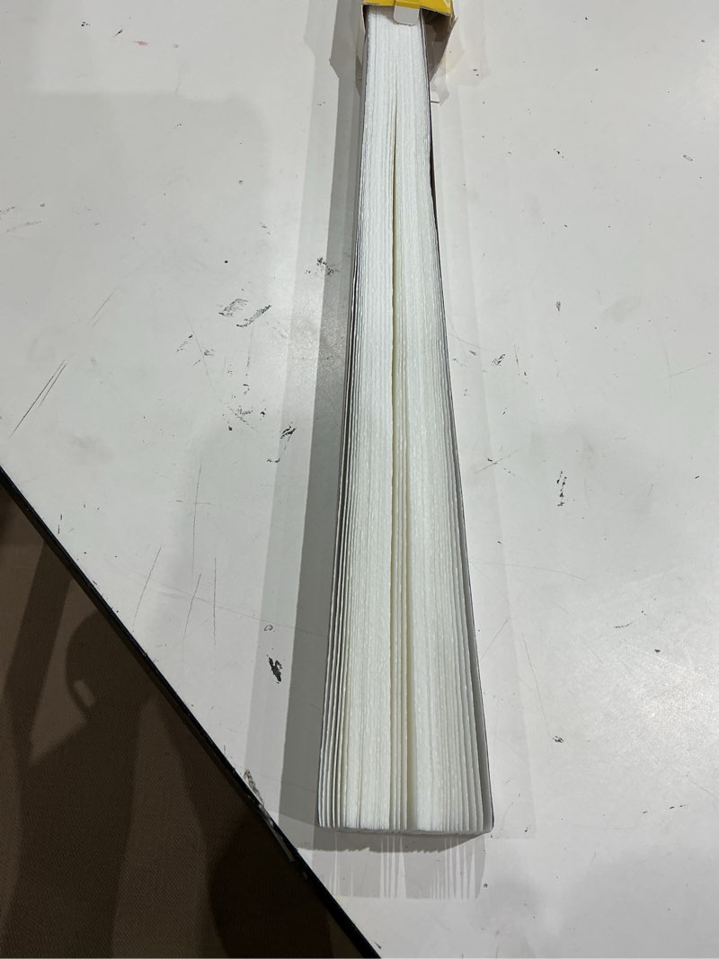 Condition photo showing As Is for redi shade 72-in x 72-in white light filtering cordless pleated arch shade