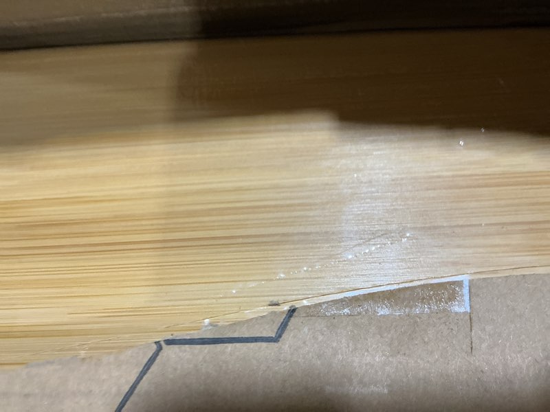 Condition photo showing Good Condition for Prosumer's Choice Bamboo TV Swivel Stand for LED/LCD TV, Monitors, Stereos, 31 inch Base Surface - 360? Rotation - Rotating Computer Stand/Media Console, Entertainment Center for Living Room Bedroom