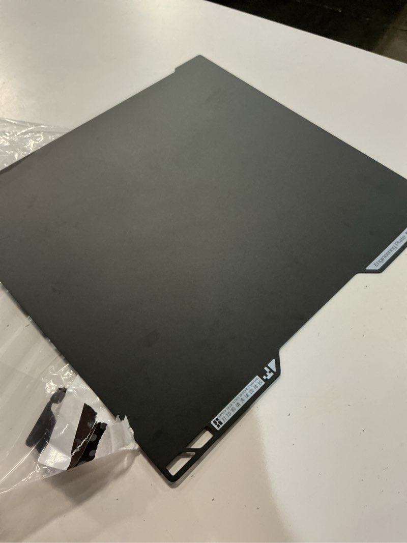 Condition photo showing Good Condition for original bamboo h2d/h2s engineering plate, high-temperature smooth surface plate for all filaments, durable coated h2 build plate for bambu lab h2s/h2d 3d printers, bamboo lab parts & accessories for h2d/h2s