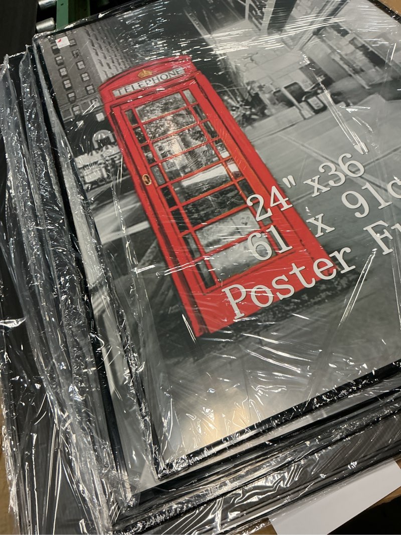 Condition photo showing New/Like New for lavezee 24x36 poster frame 6 packs, lightweight poster frames display 24 x 36 inch photo picture artwork for wall