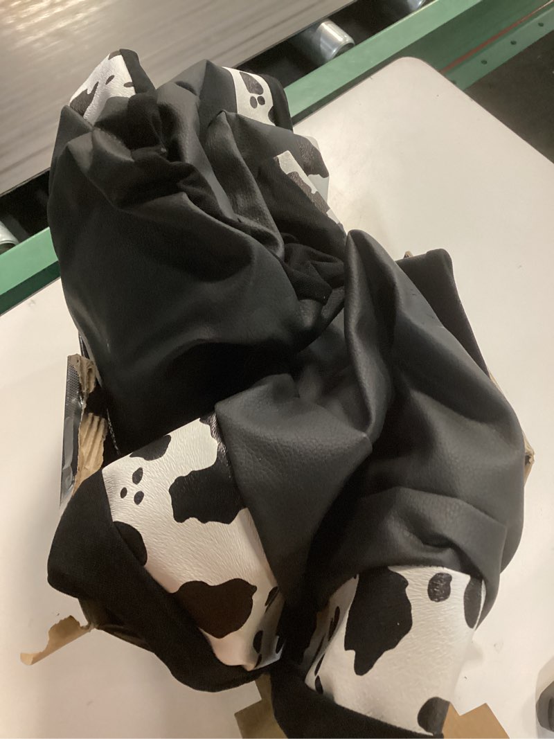 Condition photo showing Good Condition for flying banner car seat covers protects water proof faux leather carbon fiber fronts cow black