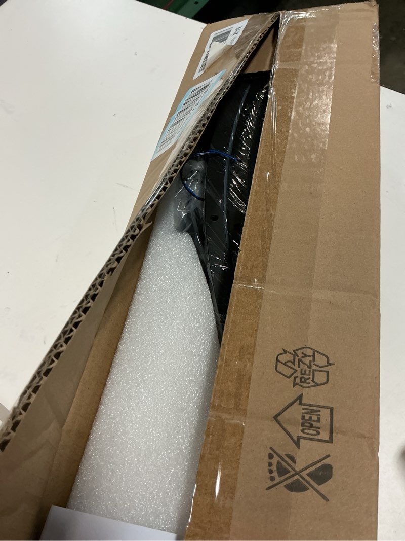 Condition photo showing New/Like New for caneoe modern led wall light, 39inch black indoor led wall sconce lighting, bathroom vanity light fixtures over mirror for living room hallway bedroom bedside wall lamp (warm white, 3000k) black,3000k,1 pack