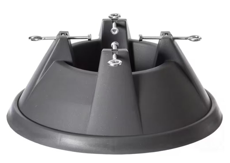 Questions and Answers for Gardenised Grey Plastic Christmas Tree Stand With Screw Fastener