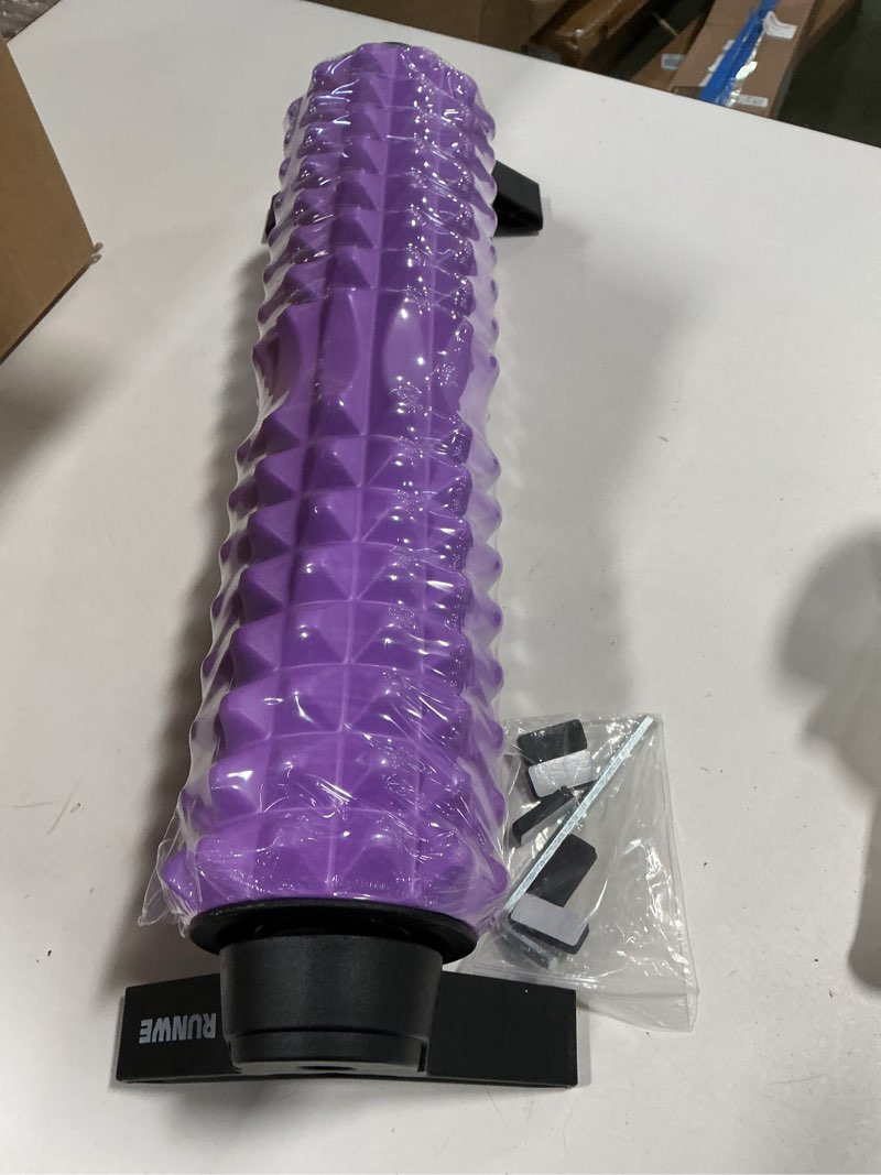 Condition photo showing Good Condition for RUNWE Foam Roller with Stand - Bracket Foam Roller for Back Pain, 21 inch Trigger Point Deep Tissue 