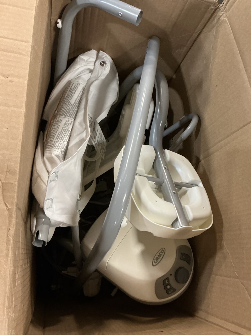 Condition photo showing As Is for Graco DuetConnect LX Portable Baby Swing and Bouncer, Multi-Direction Baby Bouncer Seat, Multiple Swing Speeds, Redmond