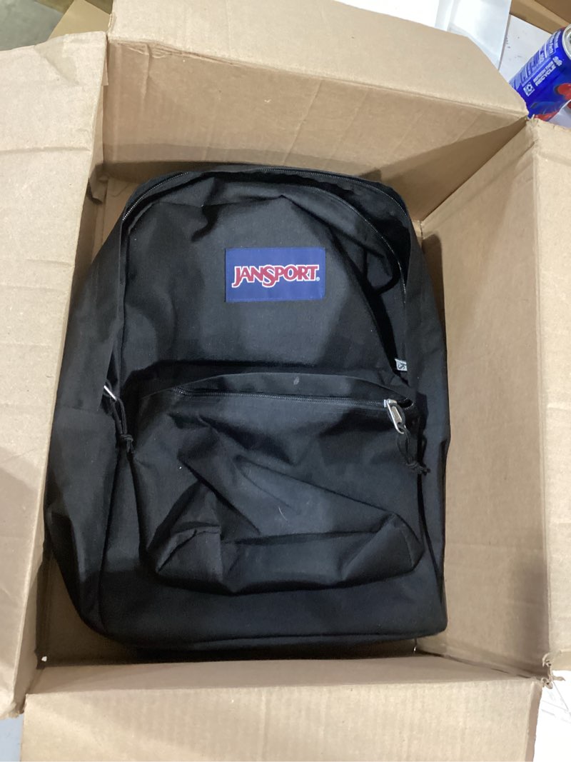 Condition photo showing Good Condition for JanSport SuperBreak One Backpacks - Durable, Lightweight Bookbag with 1 Main Compartment, Front Utility Pocket with Built-in Organizer - Premium Backpack, Black Black One Size