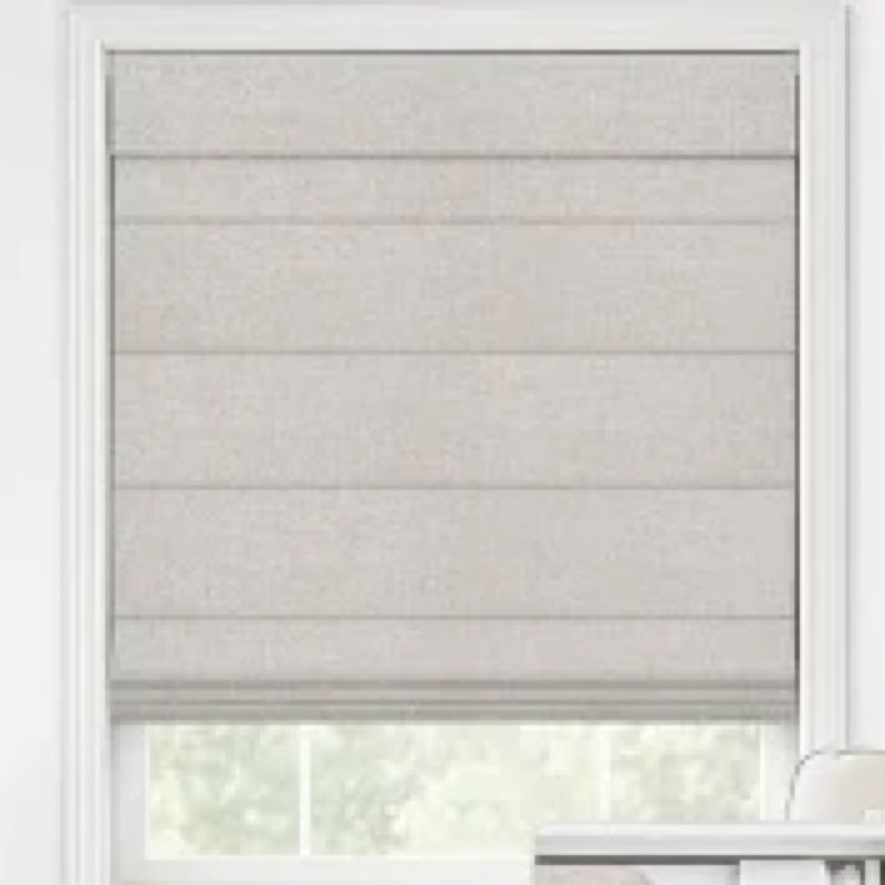 LazBlinds No Drill Roman Shades for Windows, Cordless Blackout Window Shades with UV Protection, Pol