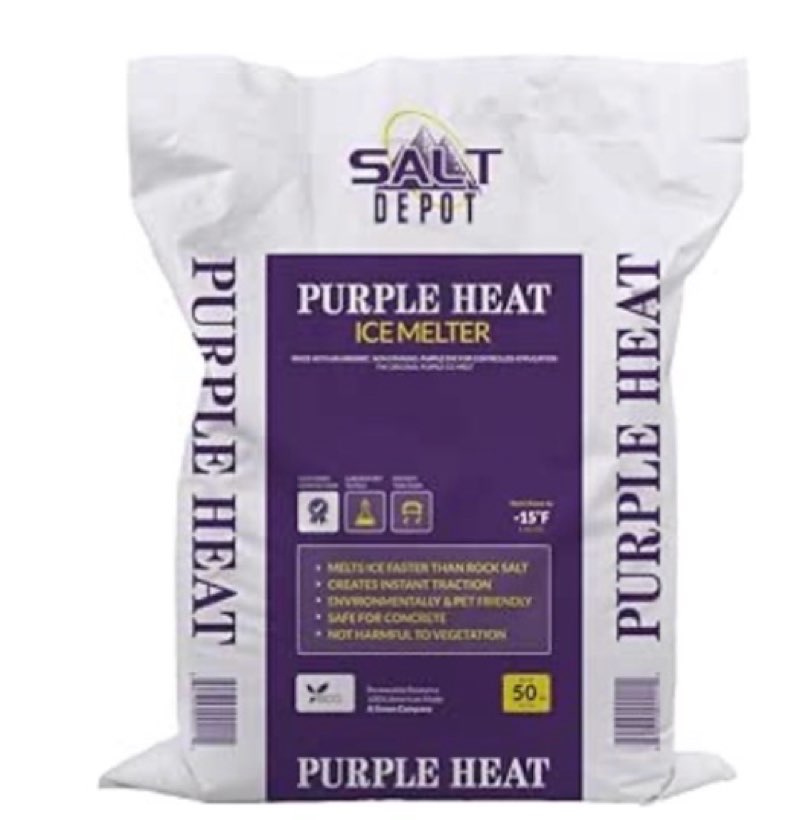 Purple Heat Ice Melt (50, Bag) 50.0 Pounds Bag