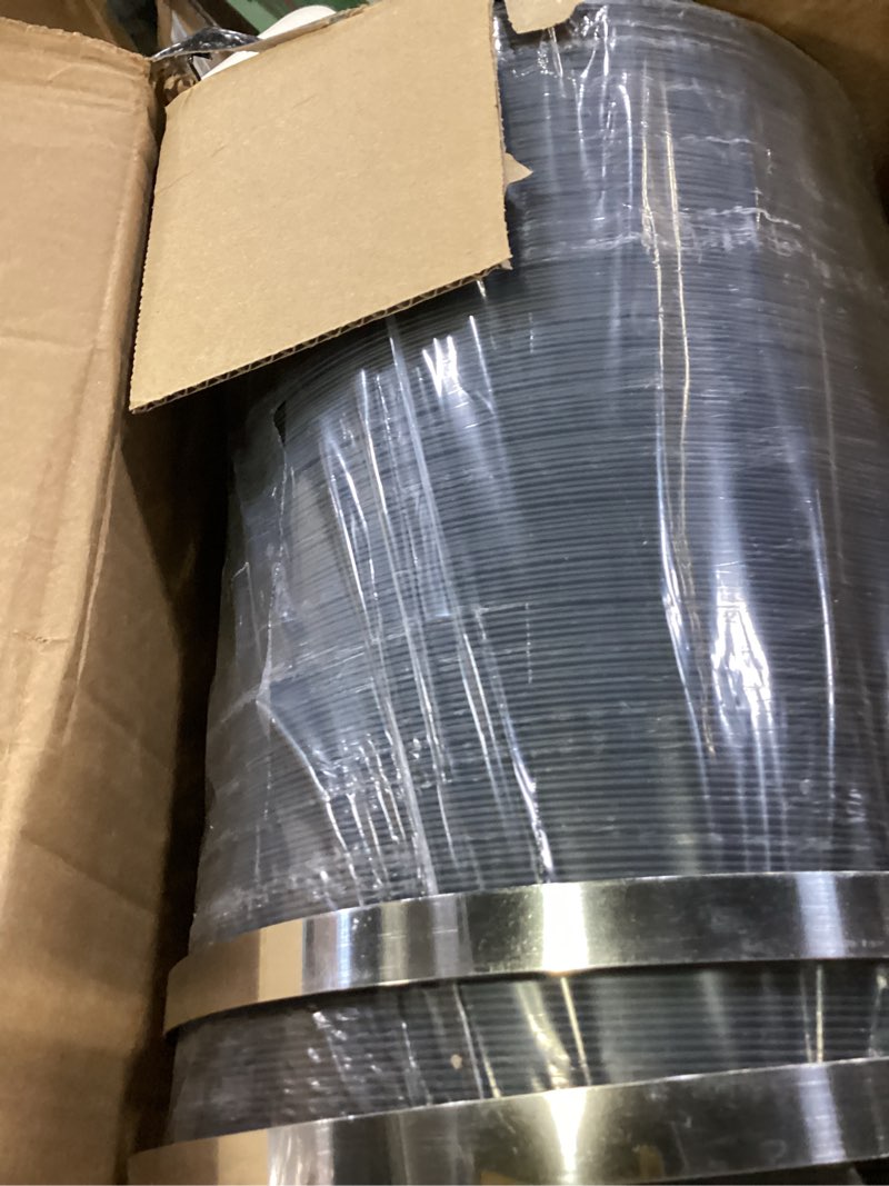 Condition photo showing Good Condition for vivosun dryer vent hose, 8 inch aluminum foil ducting, 25ft long heavy-duty dryer hose vent kit for hvac ventilation, exhaust, duct fan systems, black flexible air duct w/ 2 clamps 8" x 25ft black