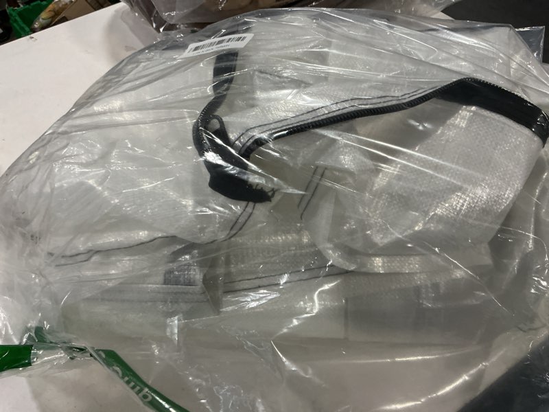 Condition photo showing Good Condition for ticonn mattress bags for moving, heavy duty twin mattress cover storage bag with full-around handle and adjustable buckles (clear, twin) clear twin