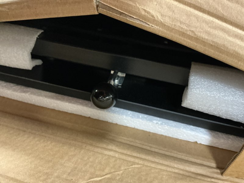 Condition photo showing Good Condition for standing desk converter height adjustable, sit to stand up desk riser computer workstation use in laptop and single monitor ergonomic desktop workstation for home office - black