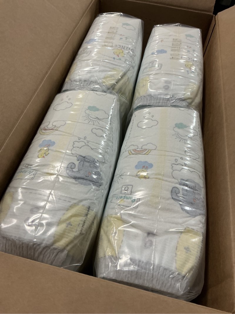 Condition photo showing New/Like New for Pampers Swaddlers Diapers, Size 6 (23-44 lbs), 108 Count, Absorbent, Keeps Baby Dry and Comfortable, Skin Safe Disposable Baby Diaper (Packaging May Vary) Size 6 108