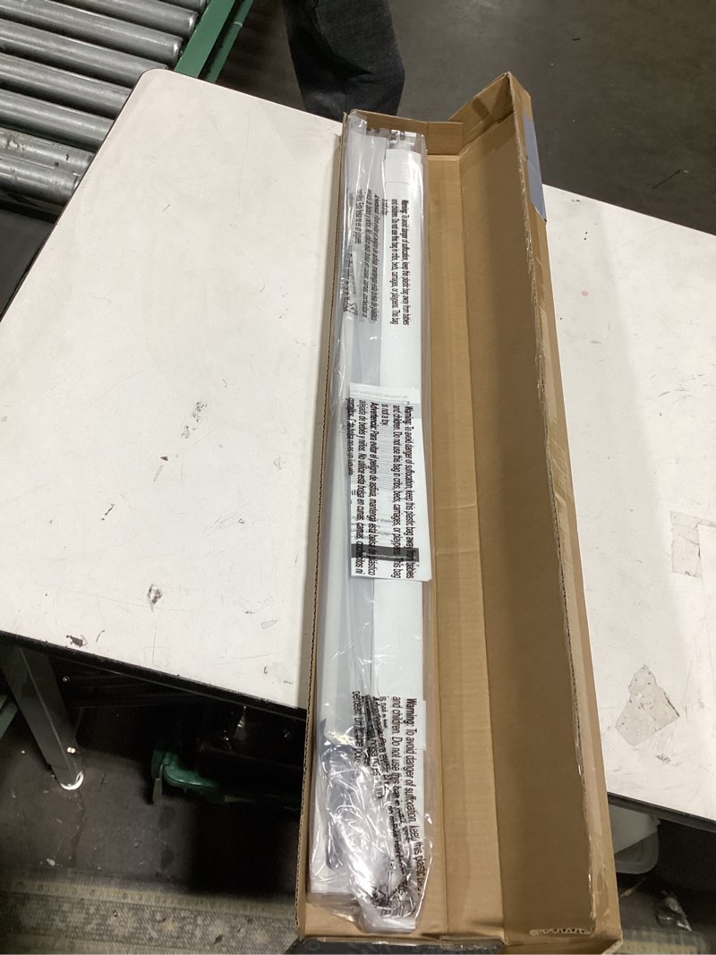 Condition photo showing New/Like New for lazblinds no tools no drill cordless cellular shades, blackout light blocking honeycomb shades for home, thermal insulation blinds for windows, 34" w x 36" h, white blackout-white 34" w x 36" h