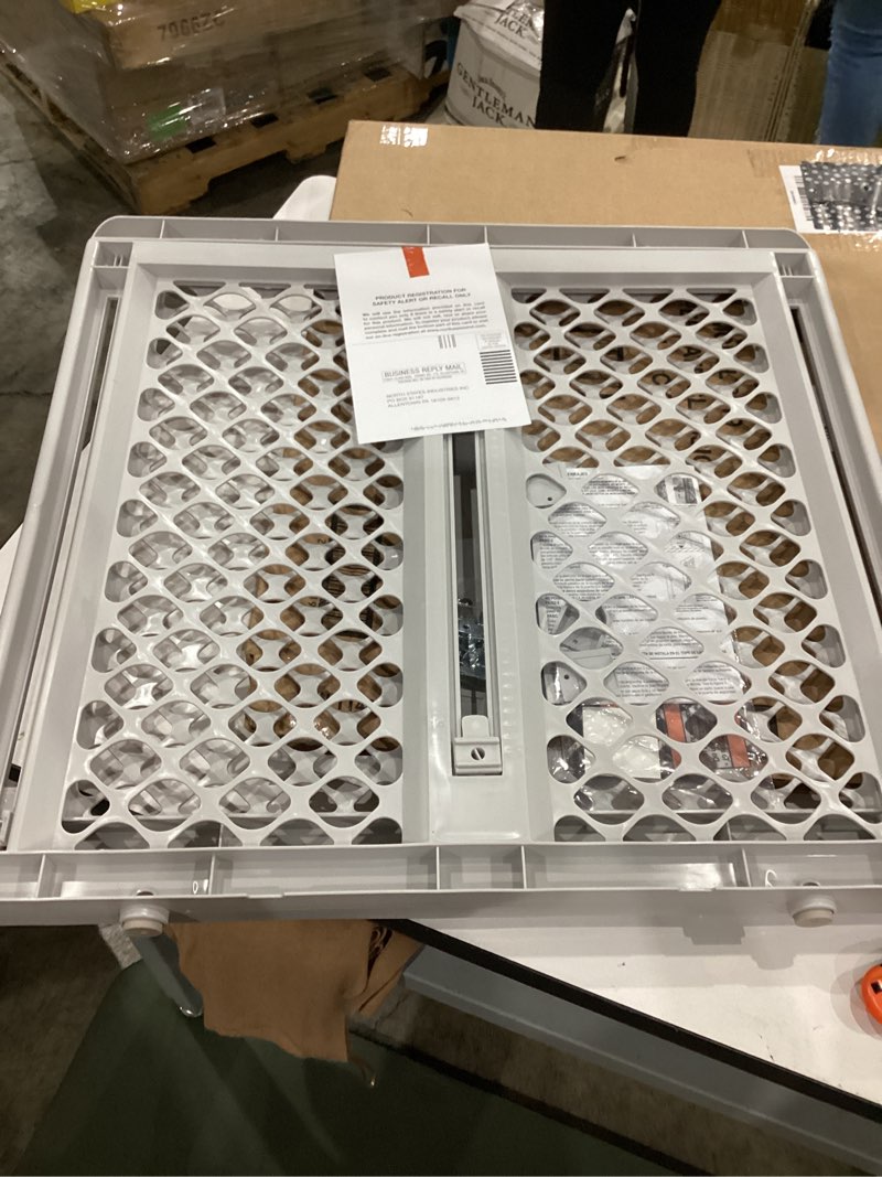 MYPET Universal Pet Gate: 26” - 42” Wide Dog Gate for Doorways with Pressure Fit or Swinging Door Ha