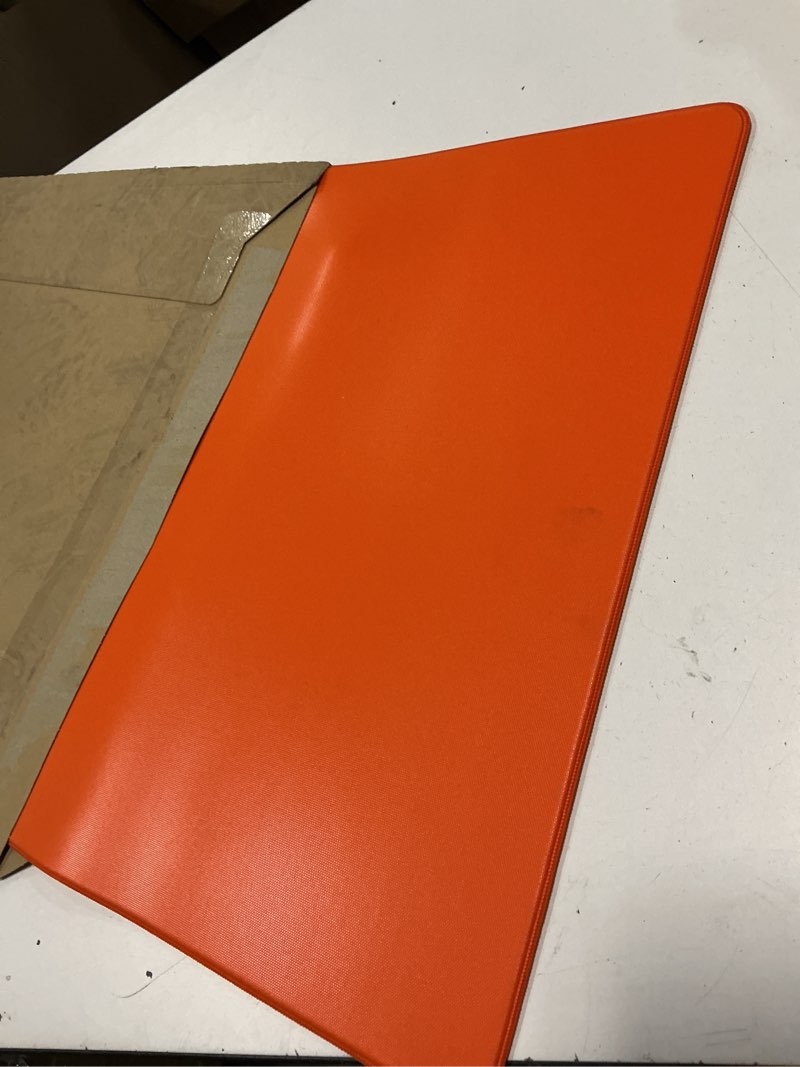 Condition photo showing Good Condition for Artisan FX Raiden Gaming Mouse Pad – XSOFT, XXL (500x490mm), Daidai Orange Daidai Orange XSOFT 19.7L x 19.3W inches