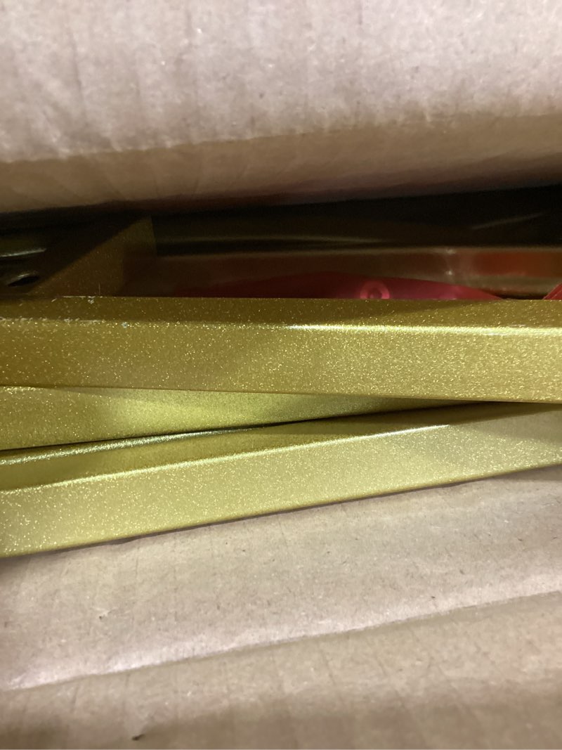 Condition photo showing New/Like New for Fivenl Arch Backdrop Stand 6FT Balloon Arch Stand Stable Gold Wedding Arch Frame Metal Arch Backdrop Stand for Wedding Ceremony Birthday Party Bridal Baby Shower Banquet Decoration 2.6x6FT Gold