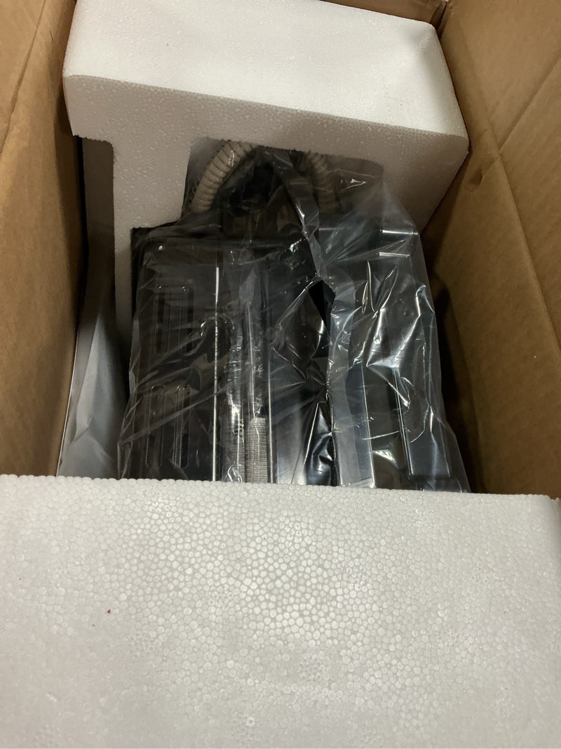 Condition photo showing New/Like New for CATTLEMAN Panini Grill Press Sandwich Maker with Removable Plates, 1600W, 5 in 1 Smokeless Indoor Grill & Griddle with Meat Thermometer, PFAS Free Ceramic Nonstick Reversible Plates, Opens Flat 5 in 1 Black with Reversible Plates