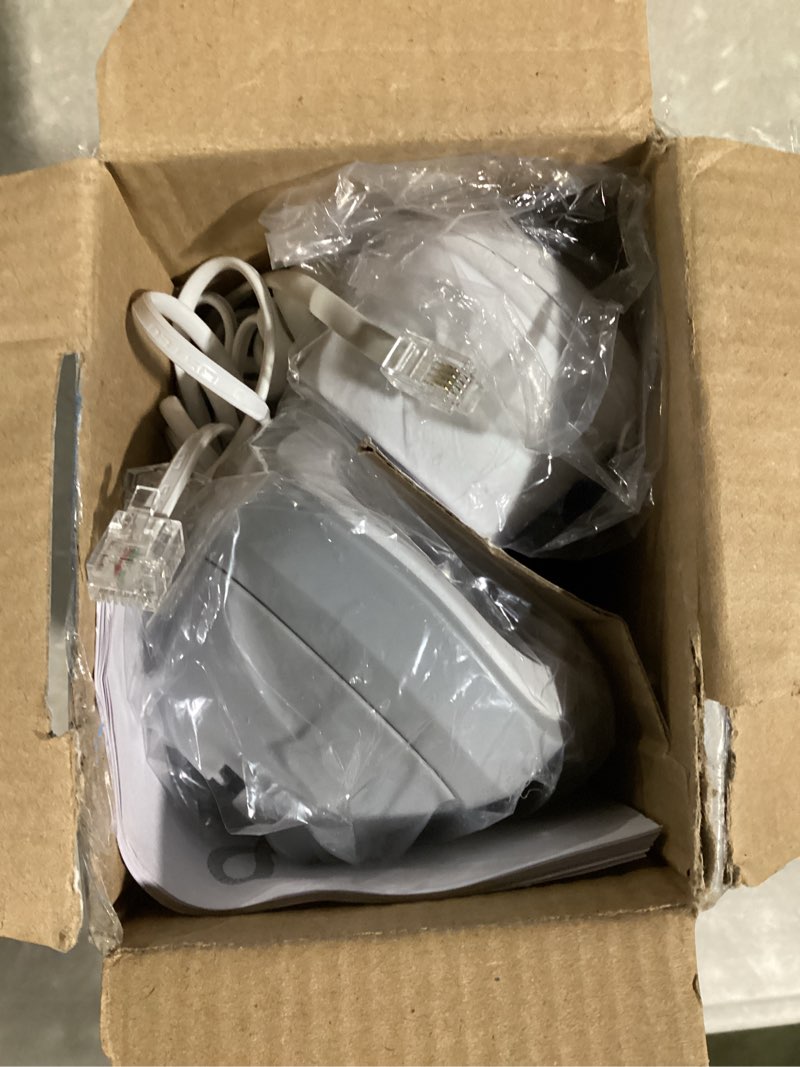 Condition photo showing Good Condition for at&t tr1909 trimline corded phone with caller id, white white no size phone