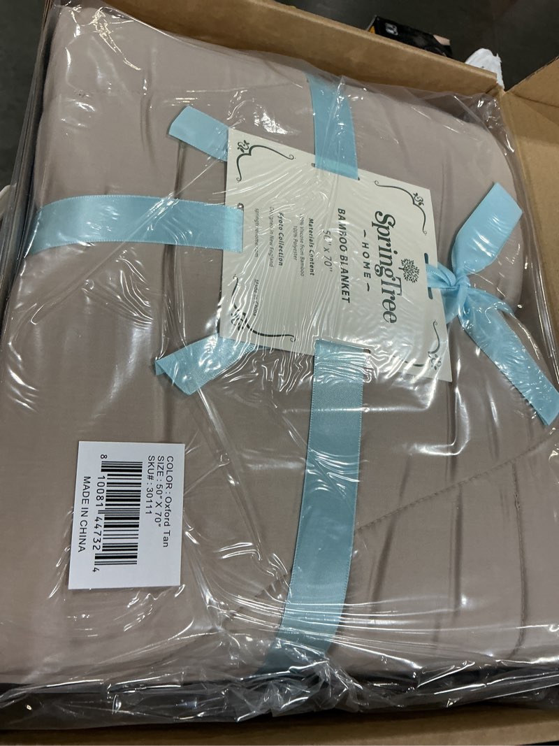 Condition photo showing New/Like New for Springtree Home Luxury Viscose from Bamboo Blanket & Comforter | Oversized Viscose from Bamboo Throw